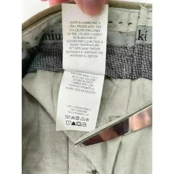 Haggar Men's Classic Fit Iron-Free Premium Khakis 40 x 30 Beige Light‎ Brown - Picture 5 of 9